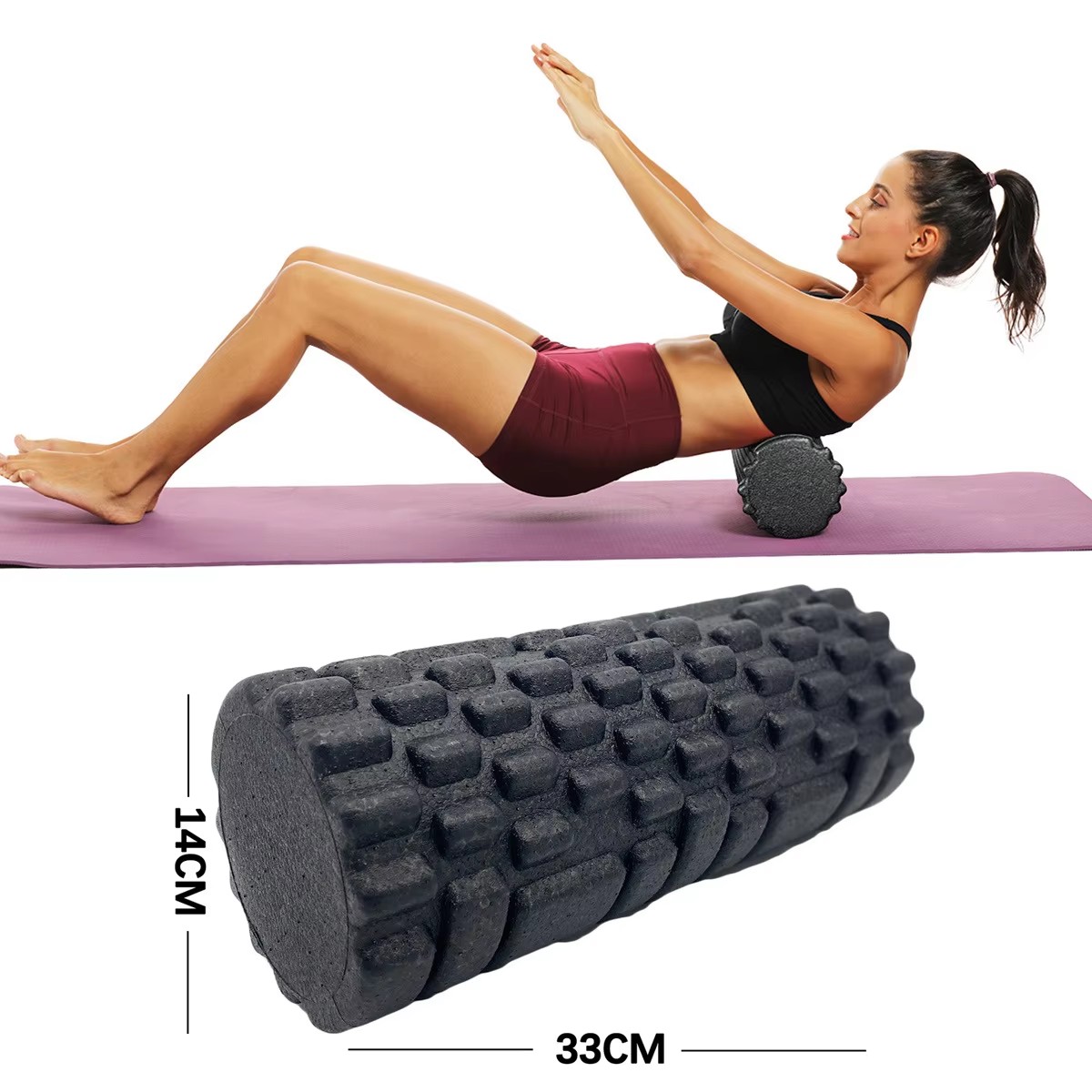 Foam Roller Trigger Point - 30/33cm rolo de espuma de fitness