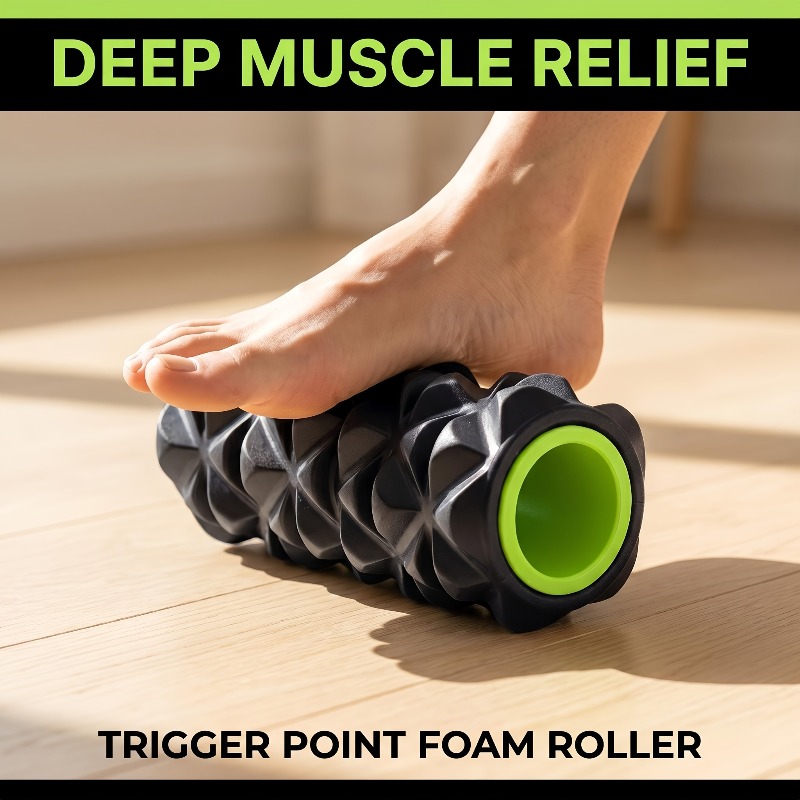 Foam Roller Trigger Point - Rolo de Espuma para Massagem Muscular