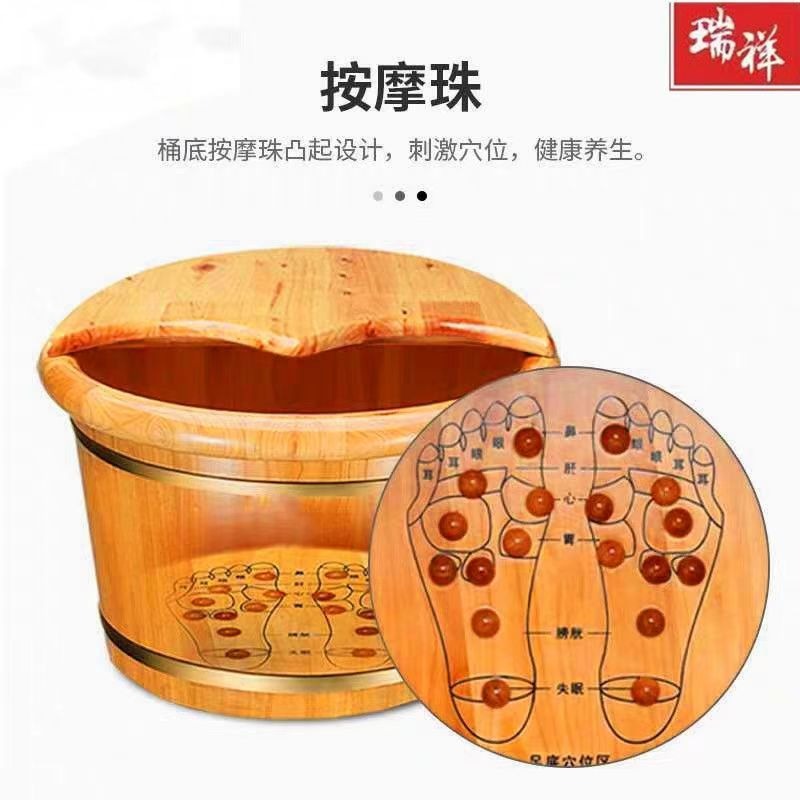 Balde de Madeira de Cedro para - Foot Bath Massager avaliação e preço