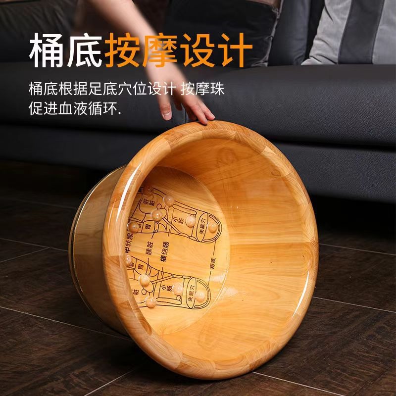 Balde de Madeira de Cedro para - Foot Bath Massager avaliação e preço