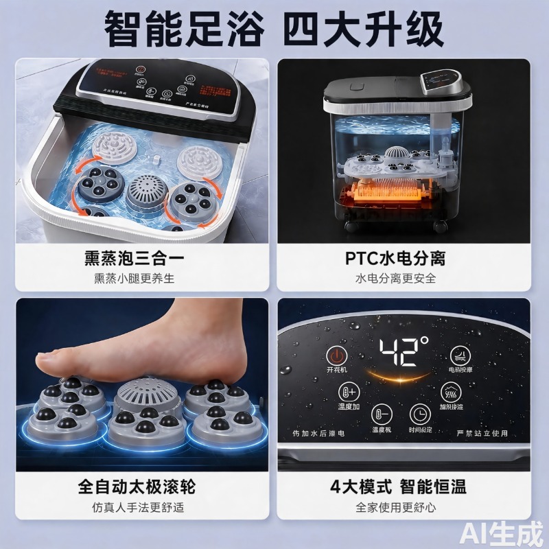Balde Elétrico para Banho de P - Foot Bath Massager avaliação e preço