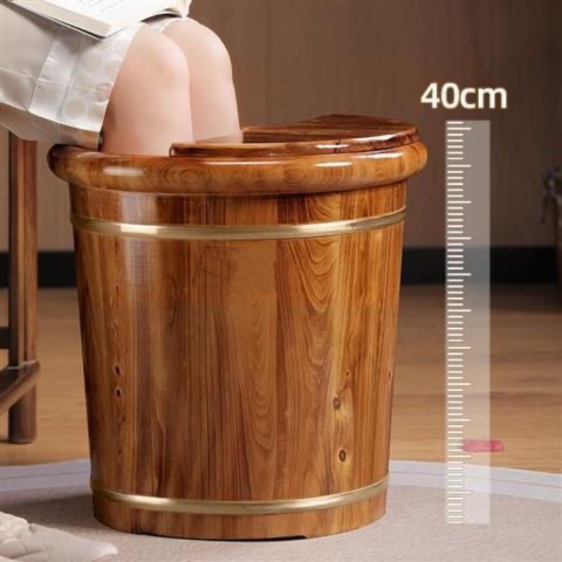 Balde de Madeira para Imersão  - Foot Bath Massager avaliação e preço